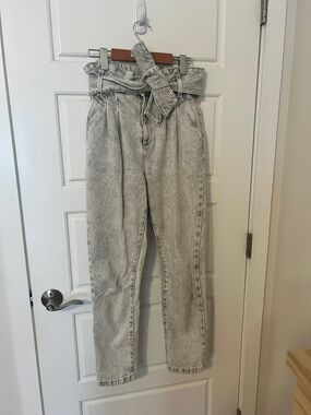 Sézane Austin trousers snow grey, sz 36